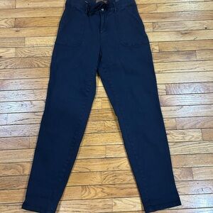 Judy Blue Navy Garment Dyed Hi-Rise Judy Blue Denim Joggers 9/29